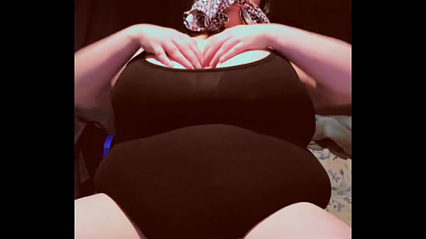 Chubby girl playing with random objects
