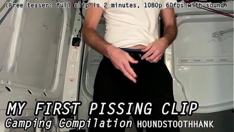 My First Pissing Clip Camping Compilation