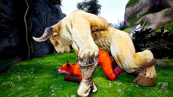 Minotaur fuck furry Foxy Girl and Tiger Girl in the rain – Wild Sin